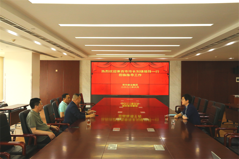 萊西市委副書(shū)記、市長(zhǎng)劉瑛到我集團(tuán)公司走訪調(diào)研(圖1)
